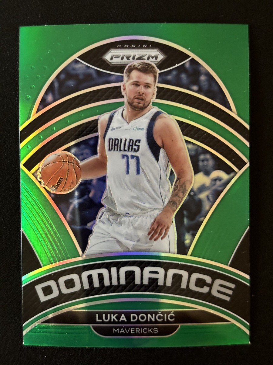 2022-23 Panini Prizm Luka Doncic Dominance Green Prizm Card! Pack