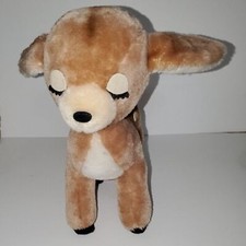 Dakin Baby Deer Fawn Plush Stuffed Animal Vintage 70's Posable Collectible HTF