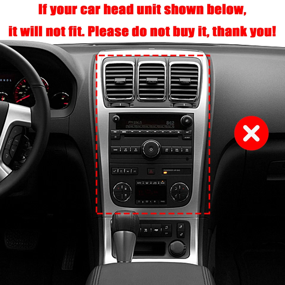 Radio estéreo GPS para auto Chevrolet Avalanche 2007-2013 Apple CarPlay Android 13 Foto 3 de 4