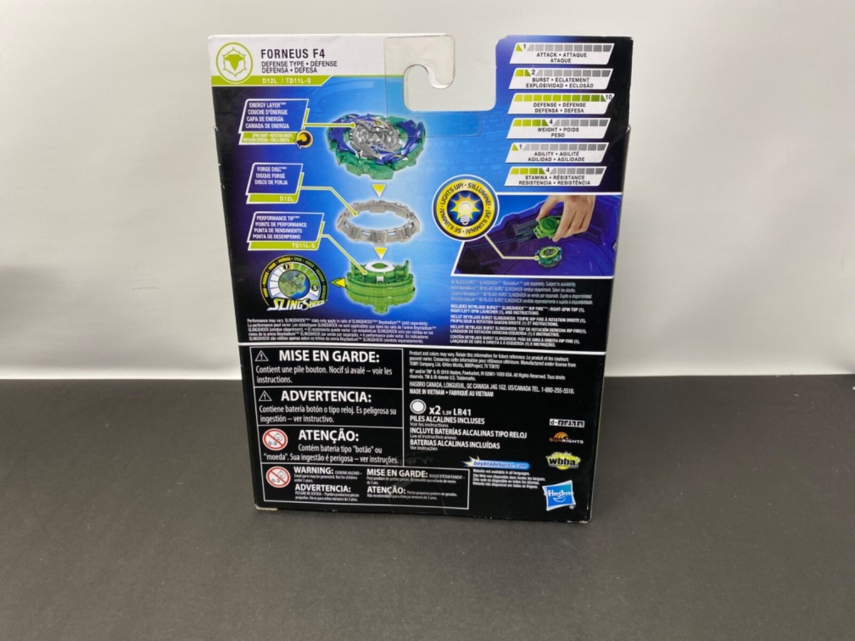 Toupie Beyblade Burst Turbo Forneus F4 Hasbro – Neuf Avec Lanceur
