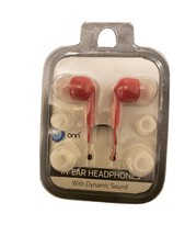 ONN In-Ear Pink Headphones