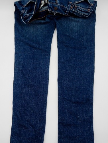 Pantalones de mezclilla Hollister ajustados elásticos avanzados para hombre 29x30 lavado medio desgastados - Imagen 9 de 9