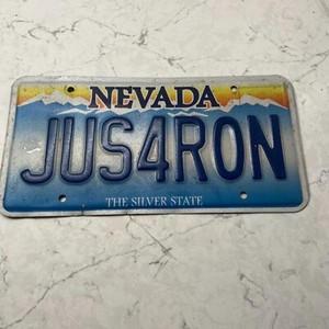 US The Silver State of Nevada #JUS4R0N Collectibles Motor Vehicles License Plate