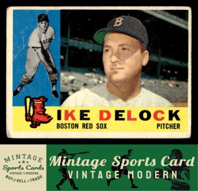 1960 Topps - Ike Delock - #336 Boston Red Sox Low Grade Filler