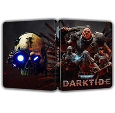 New Rare Limited Edition Warhammer 40,000 DARKTIDE Steelbook Case Custom Made