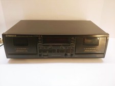Pioneer Stereo Double Cassette Deck CT-W 404R Auto Reverse Highspeed Copy System
