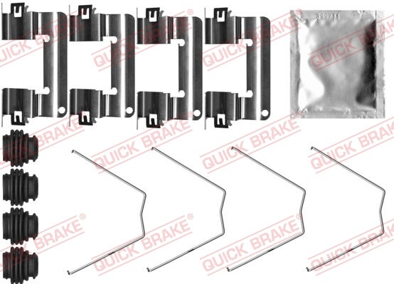 Fits QUICK BRAKE QB109-0065 Accessory Kit, disc brake pad QB109-0065 Brake pad - Image 4