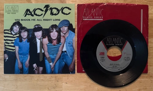 45 7" SP ACDC AC/DC BACK IN BLACK