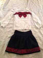 GIRLS GYMBOREE 2 PIECE HOLIDAY OUTFIT SIZE 4/5