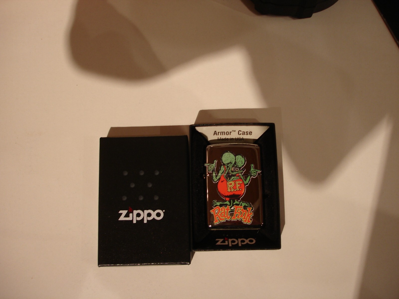 custom zippo 2022 high polished chrome armor 167 rat fink eBay