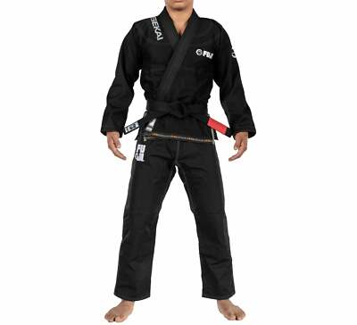 New Fuji Sports Sekai 2.0 ''World'' Mens Brazilian Jiu-Jitsu BJJ Gi - Black
