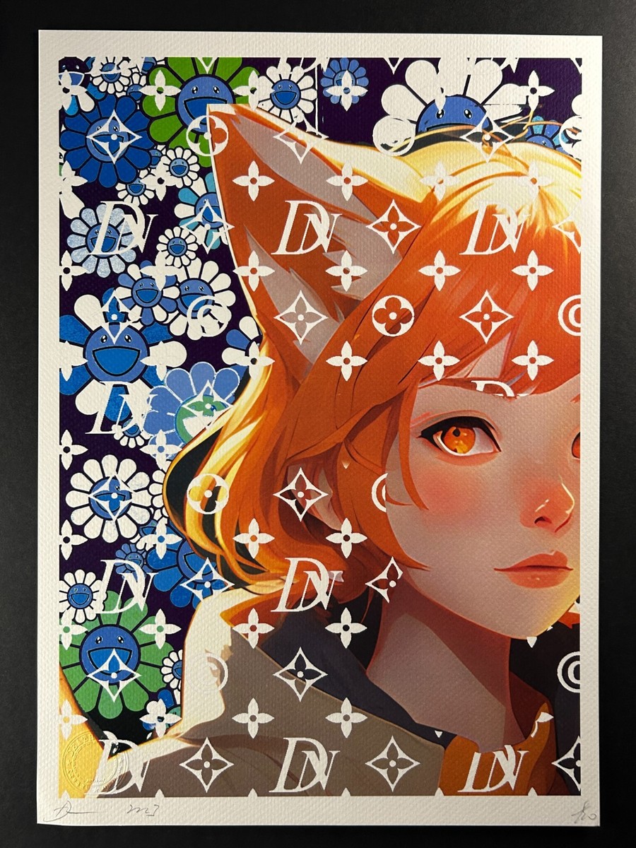 DEATH NYC 45x32cm Ltd Ed Signed Graffiti Pop Art Print 