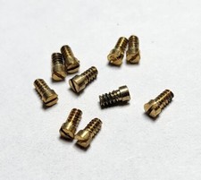 Vintage B L Ray Ban Bausch  Lomb QTY. 10 Total Gold Aviator End Screws Only