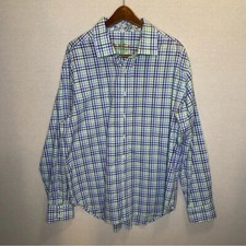 Robert Graham Plaid Shirt Flip Cuff Long Sleeve Men s Size 2XL