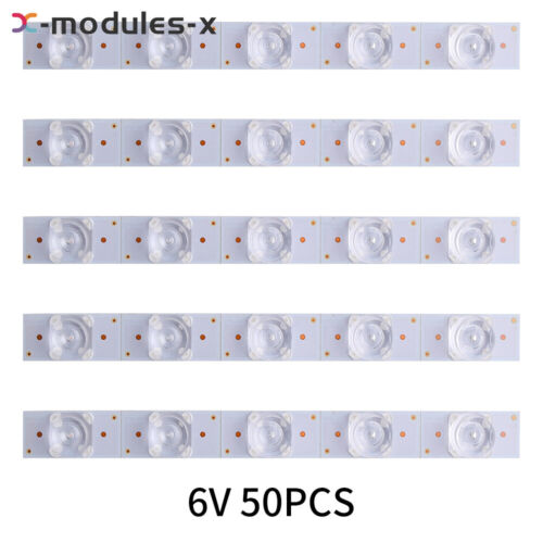 50/100PCS 3/6V LED Lamp Bead With Optical Lens Fliter For 32-65'' LED TV Repair - Picture 21 of 22