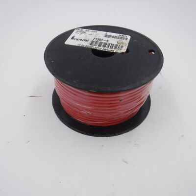 100' Imperial 71351-5,  12 AWG RED PLASTIC PRIMARY Cable Stranded Copper