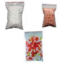 Polistirolo a palline esca pesca bianco multicolor dimensione mista