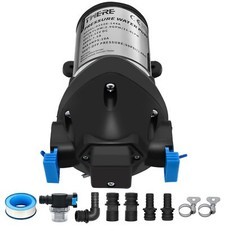 Upgraded R3526144D RV Water Pump,12V DC 3 GPM 50 PSI Triplex Diaphragm Water ...