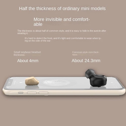 Invisible Sleep Wireless Earbuds Bluetooth 5.3 Headset Earphone Waterproof D6F5 - Zdjęcie 6 z 28