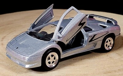 LAMBORGHINI DIABLO SV  ,   VON WELLY  , SILBER  , 1 : 38 , NEU 