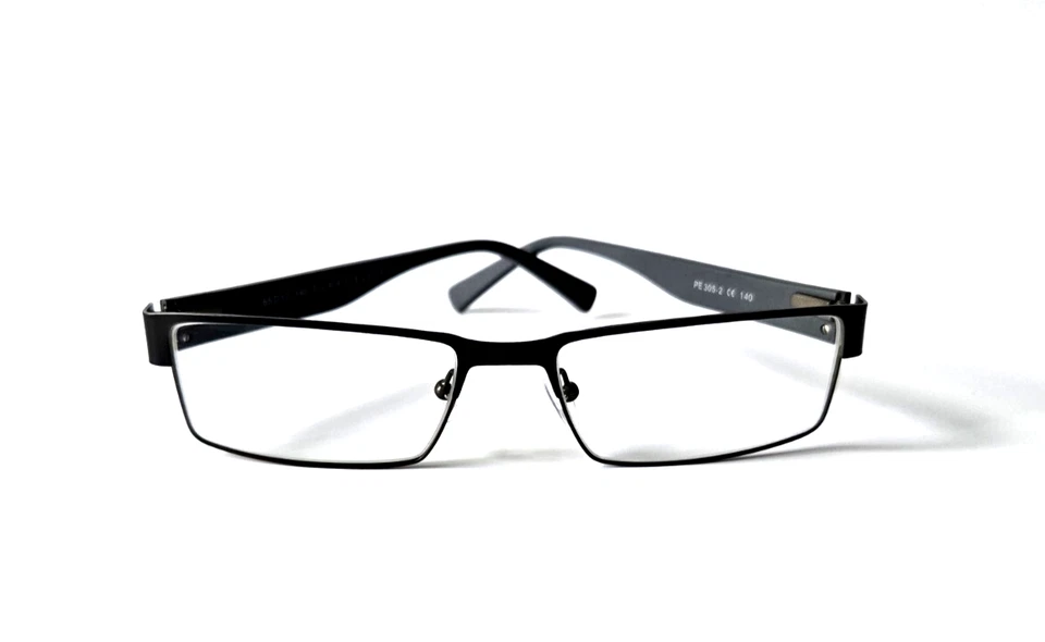 MARCOS DE GAFAS PERRY ELLIS PE 305-2 NEGRO GRIS AUTÉNTICO BORDE COMPLETO 55-17-140 Foto 4 de 4