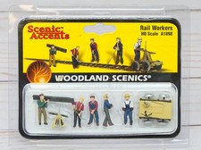 Woodland Scenics Scenic Accents A1898, Early Rail Workers Accessories HO Scale