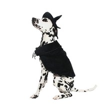 Halloween Dog Costume Witch Cape and Hat Magic Cloak Party Outfit X Large