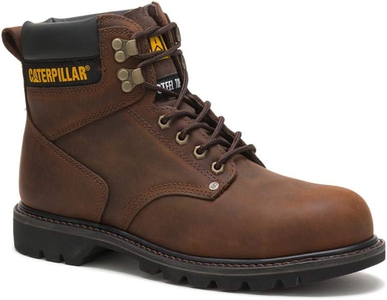 Cat Footwear Men's Second Shift Steel Toe Work Boot Dark Brown image 2