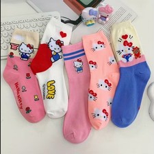 Hello Kitty 5 Pair Socks - Girls