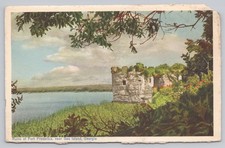 Vintage Ruins of Fort Frederica Postcard Sea Island Georgia Runca Import