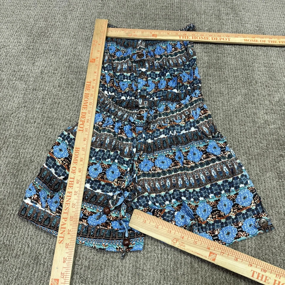 Romper feminino Nana multicolorido sem alças tamanho grande - Imagem 2 de 4