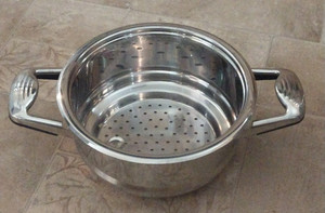 PROFESSIONAL PLATINUM COOKING SYSTEM STRAINER POT STEAMER BASKET