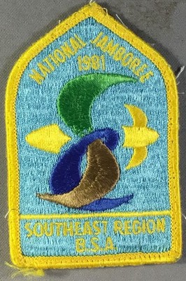 BSA  Vintage 1981 National Jamboree  South East Region patch        4-17