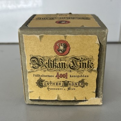 NEW Vtg Pelikan Tinte 4001 Fountain Pen Ink Gunther Wagner 50 ml Made In Germany