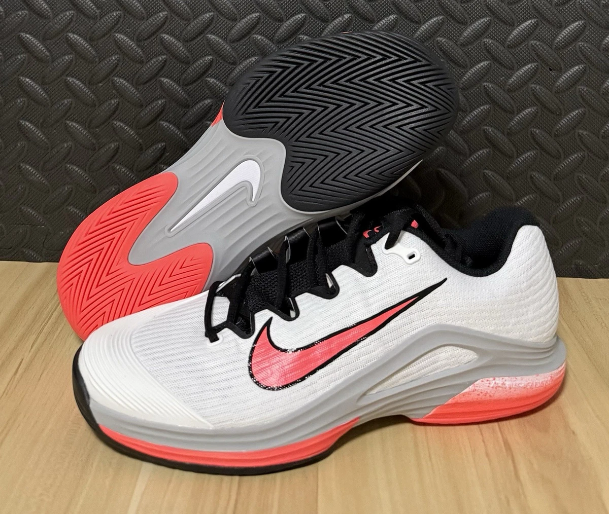 NikeCourt Air Zoom Vapor 12 HC White Black for Sale | Authenticity