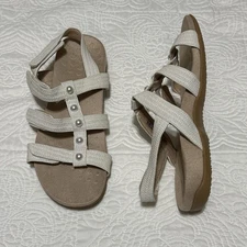 Vionic Women's Amber Pearl Sandals Slingback Ivory Size US 11 NWOT