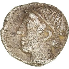 M&uuml;nze, Thrace, Thasos, Hemiobol, 412-404 BC, SS, Silber, HGC:6-341