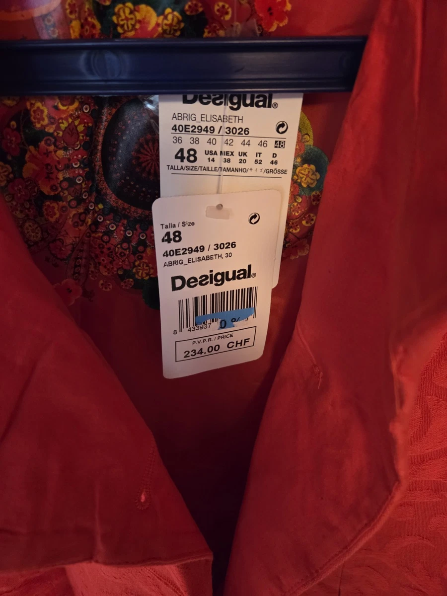Desigual Mantel Größe 48