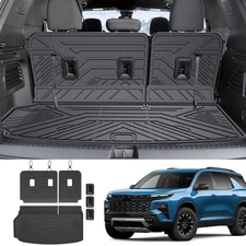 Cargo Mat for 2024-2025 Chevy Traverse All Weather TPE 3rd Row