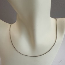 925 Sterling Silver 2mm Wide 20  Snake Chain Necklace