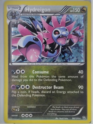 Pokémon TCG Hydreigon Dragons Exalted 98 Holo Cosmos Holo Rare