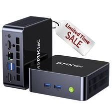 GMKtec Mini PC 12th Gen Intel Core i5-12450H Up to 4.40GHz 32GB RAM 1TB SSD