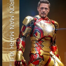 1 6 Marvel Iron Man 3 Mark XLII 2.0 Figure Hot Toys 913628 MMS758D65
