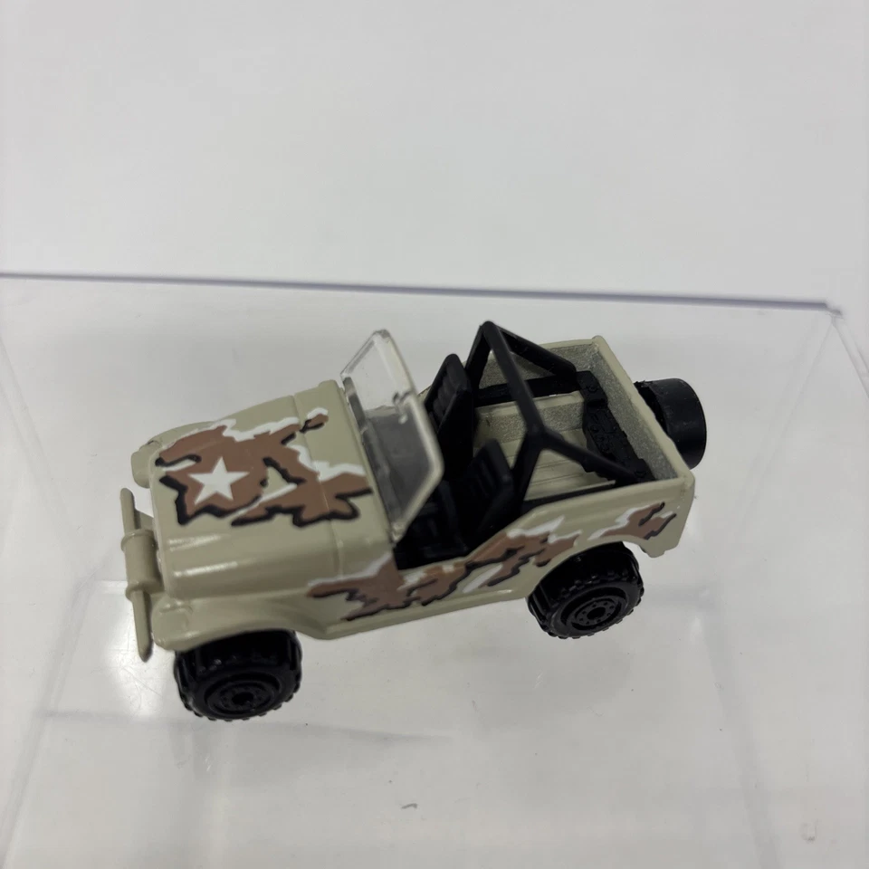 Hot Wheels Action Command Roll Patrol Jeep Camo Loose - Image 2 of 4