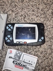 Wonder Swan Color Crystal Black Complete CIB