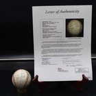 1942-43 New York Giants Team Signed Baseball Ott Hubbell +22 JSA LOA AZ141