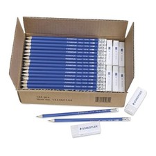 Norica 2 HB Pencils Class Pack 1 Count Pack of 156 144 Pencils  12 Erasers