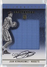2016-17 Panini Preferred Rookie Silhouettes /99 Juan Hernangomez #10 Auto 10no