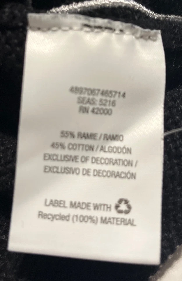 Holiday Editions Christmas Womens Vest Size S Large Black Stitched Snowmen & Sno - Image 4 of 4