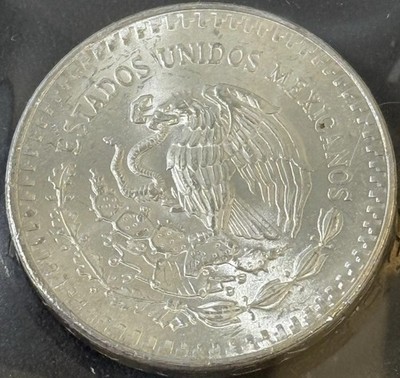 Vintage 1982 1 Oz .999 Silver Mexico Mo Libertad 1 Onza Plata Pura